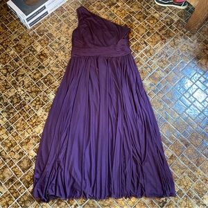 David’s Bridal Plum Bridesmaid Dress